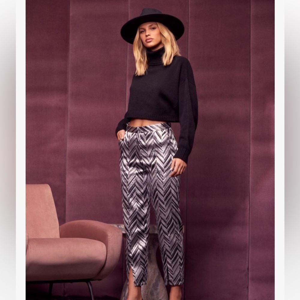 Lulu’s Creative Thinking Silver Multi Metallic Tr… - image 7